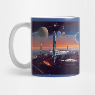 Interplanetary Spaceport Mug